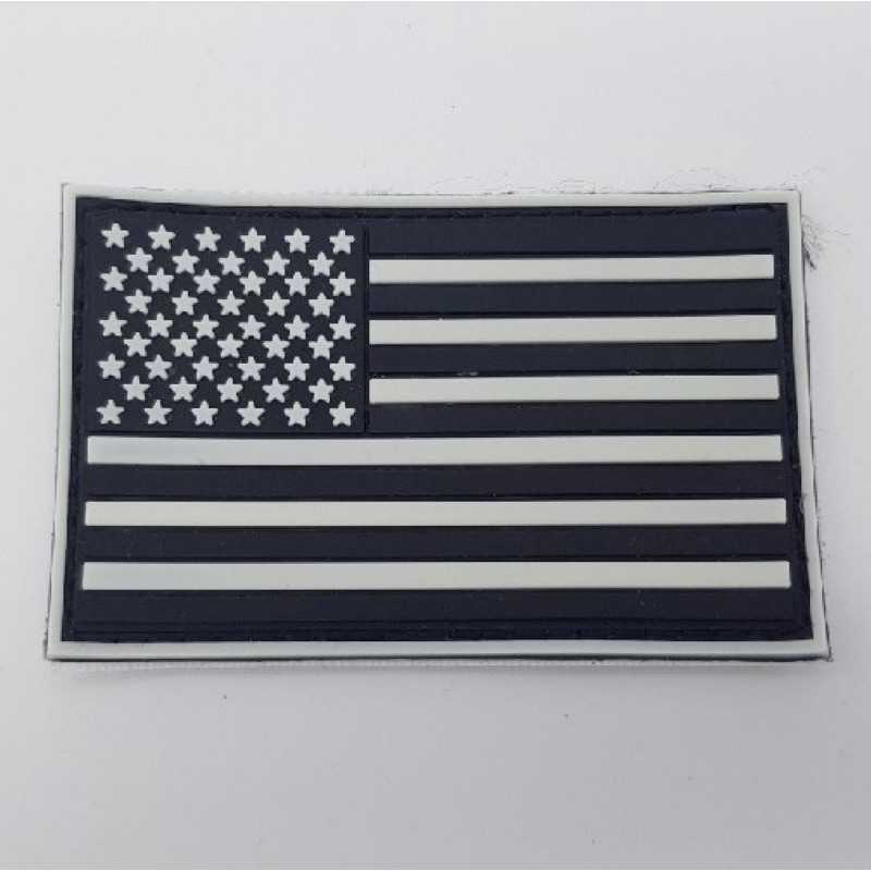 Parches de velcro de PVC personalizados con la bandera del estado de EE.  UU. Artículos de