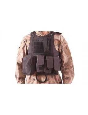 CHALECO PLATE CARRIER NEGRO...