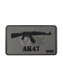 PARCHE PVC 3D AK47 GRIS-NEGRO