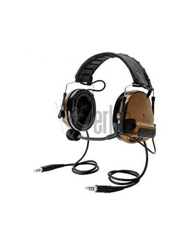 AURICULARES TAC-SKY COMTAC III DUAL PTT SILICONA COYOTE